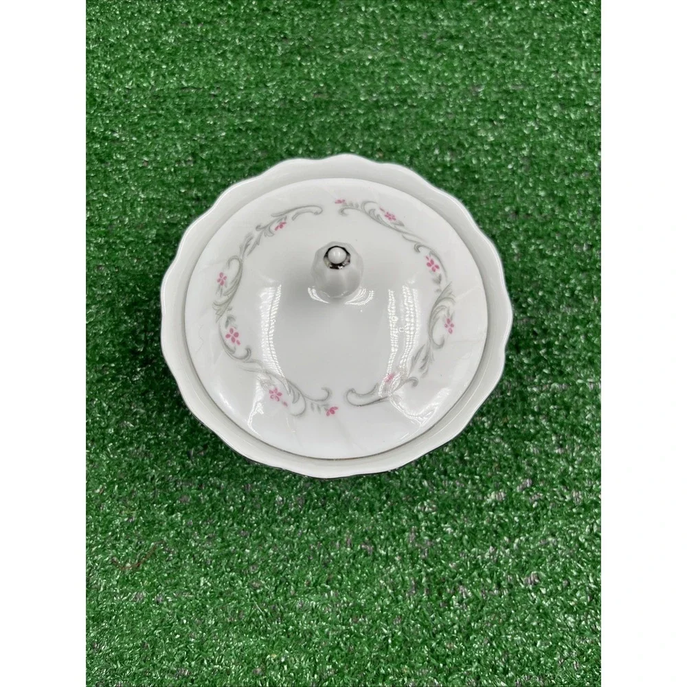 Royal Swirl Fine China‎ Japan Sugar Bowl With Lid Floral Design